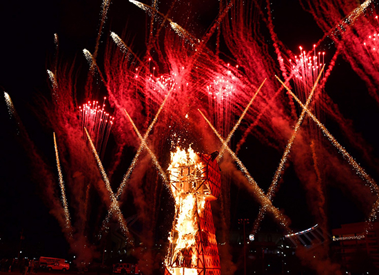 USC Traditional Clemson Tiger Effigy Burning